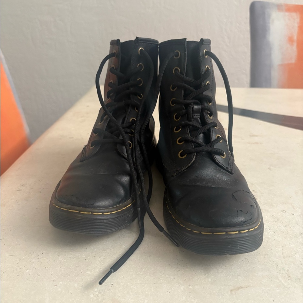Dr. Martens Black Combat Boots